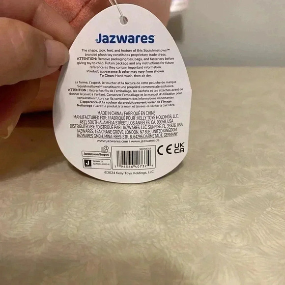 NWT Elton the‎ Monkey 12" Stackable Squishmallow - Picture 6 of 6